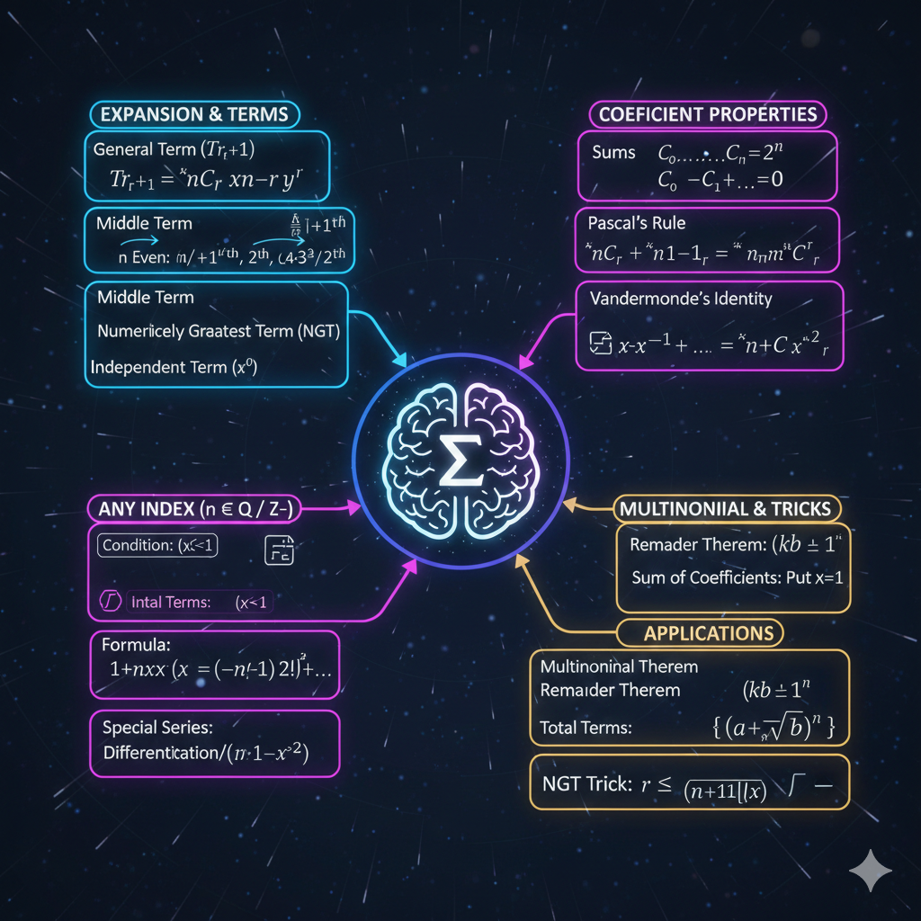 Binomial Theorem Formula Sheet
