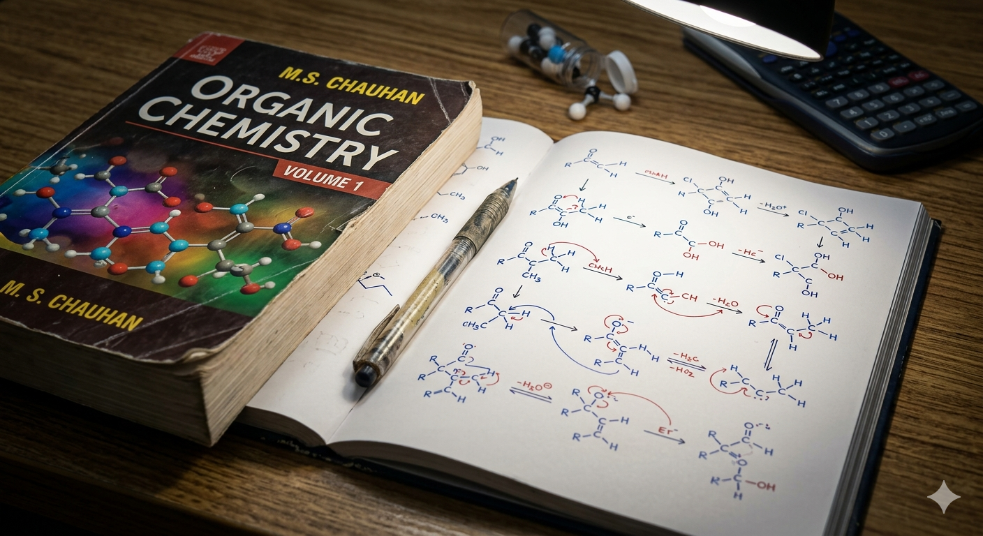 M.S. Chauhan's Organic Chemistry practice book