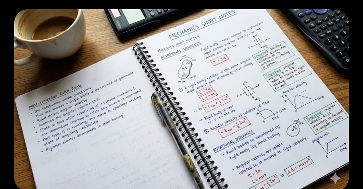 Handwritten Physics Short Notes