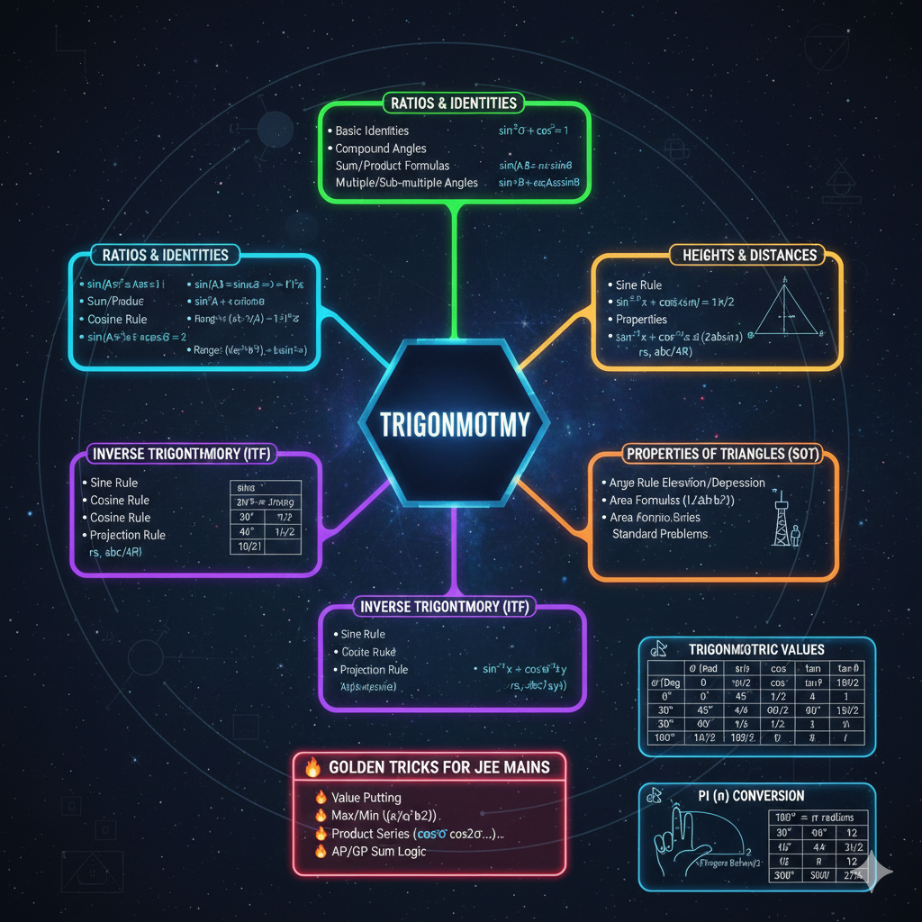Trigonometry Full Formula Chart